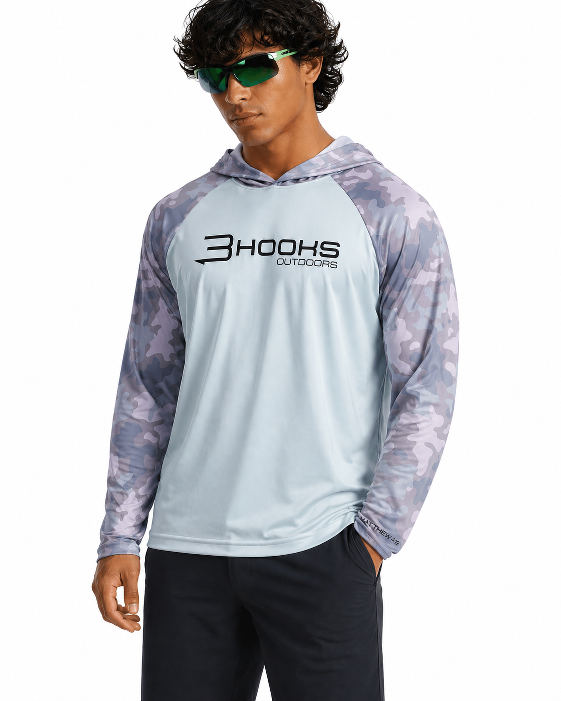 UPF 50 Performance Athletic Hooded Shirt