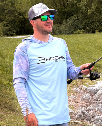 UPF 50 Performance Athletic Hooded Shirt